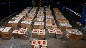 Incautaciones de toneladas de droga.