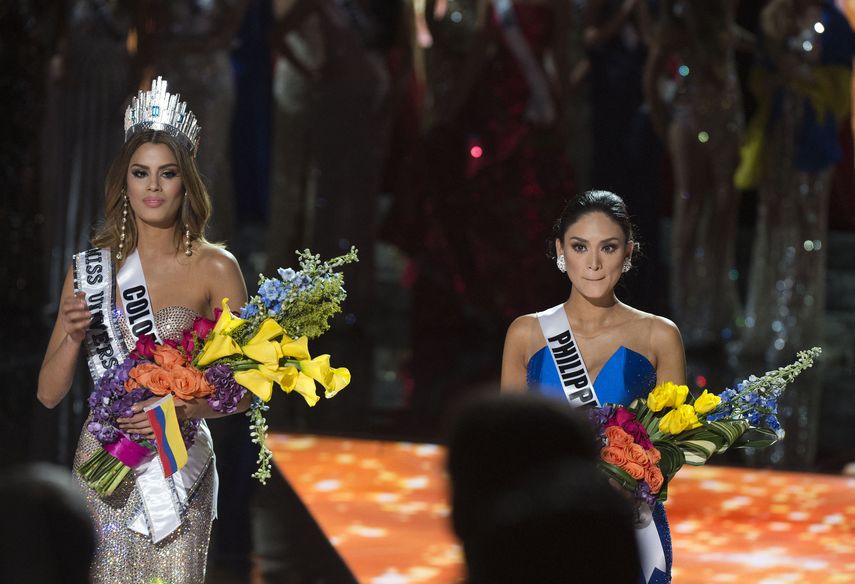 Pia Wurtzbach y Ariadna Gutiérrez sorprenden con su inesperado reencuentro tras el error de Miss Universo 2015