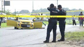 Las víctimas del triple homicidio se encontraban a bordo de un taxi en la Vía Interamericana, a la altura de la entrada en Pacora.