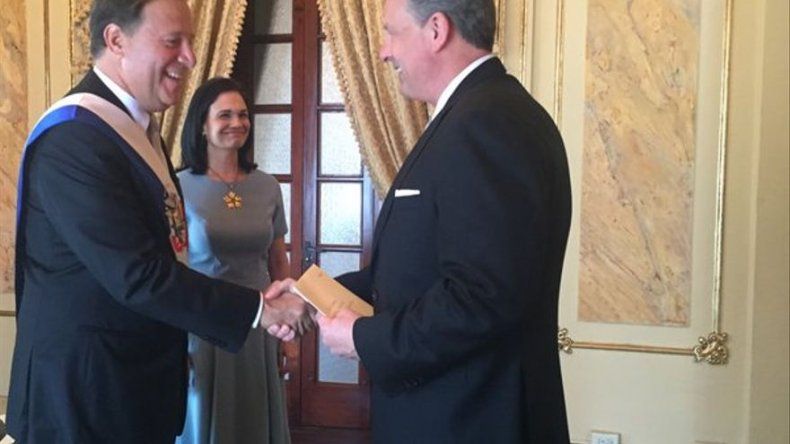 Panamá recibe credenciales de nuevos embajadores de EEUU, Costa Rica y Haití