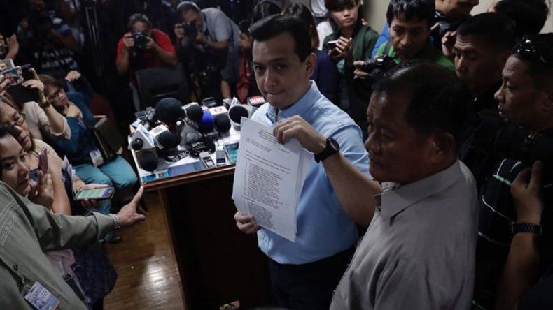 Senador crítico con Duterte recurre la anulación de su amnistía al Supremo