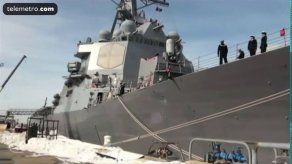 El destructor antimisiles estadounidense rumbo a su nuevo hogar: España