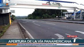 Despejan los cierres de la Panamericana en Chiriquí