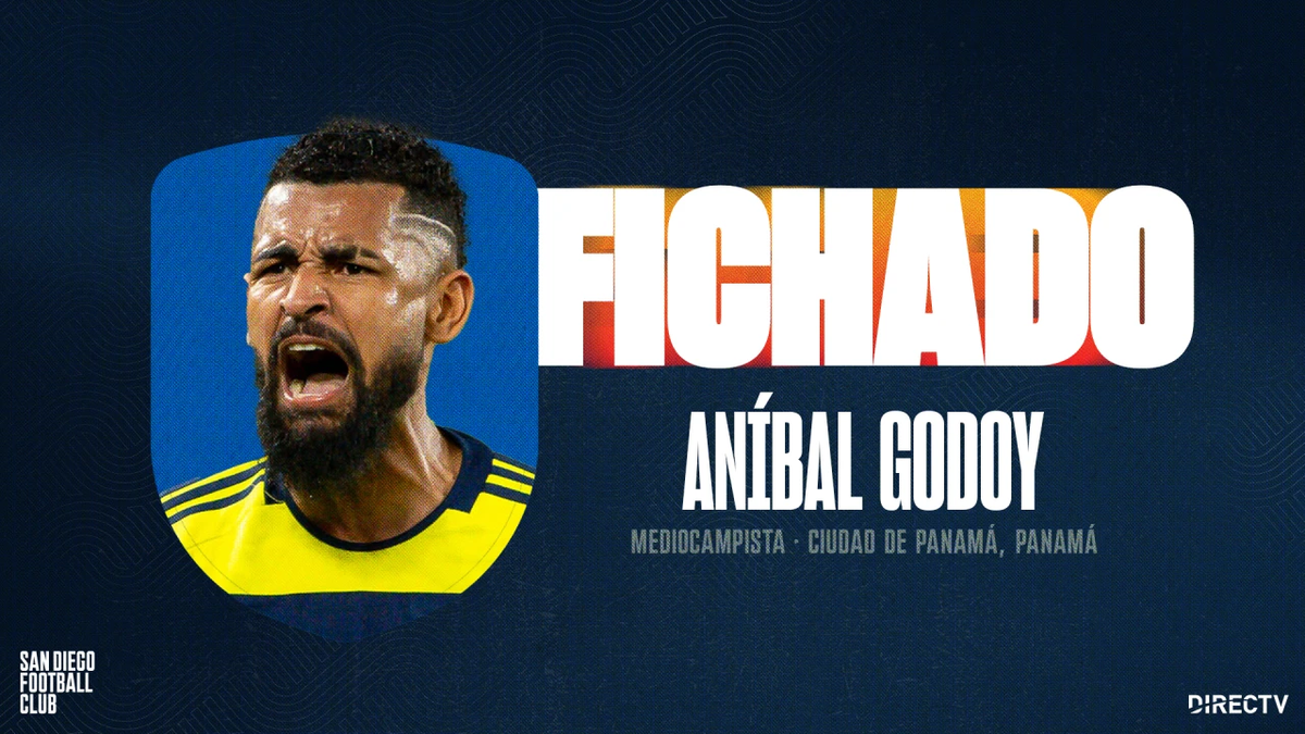 Aníbal Godoy firma contrato por un año con el San Diego FC.