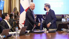 &nbsp;José Simpson Polo nuevo ministro de la presidencia junto al Presidente de la República Laurentino Cortizo