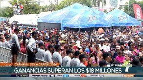 Más de 140 mil personas acudieron a los carnavales de la capital