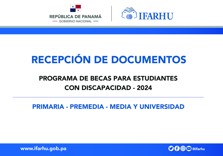IFARHU, becas a estudiantes con discapacidad 2024: Última fecha para entrega de documentos IFARHU, becas a estudiantes con discapacidad 2024: Última fecha para entrega de documentos
