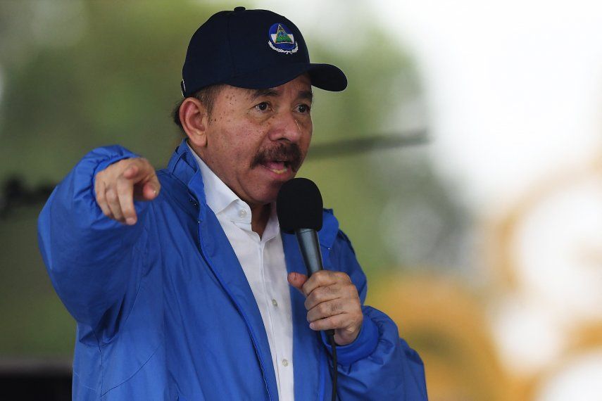 El presidente Daniel Ortega﻿.