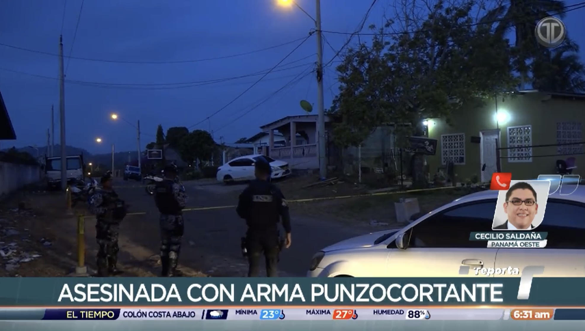 Mujer de 41 años es asesinada en el distrito de la Chorrera