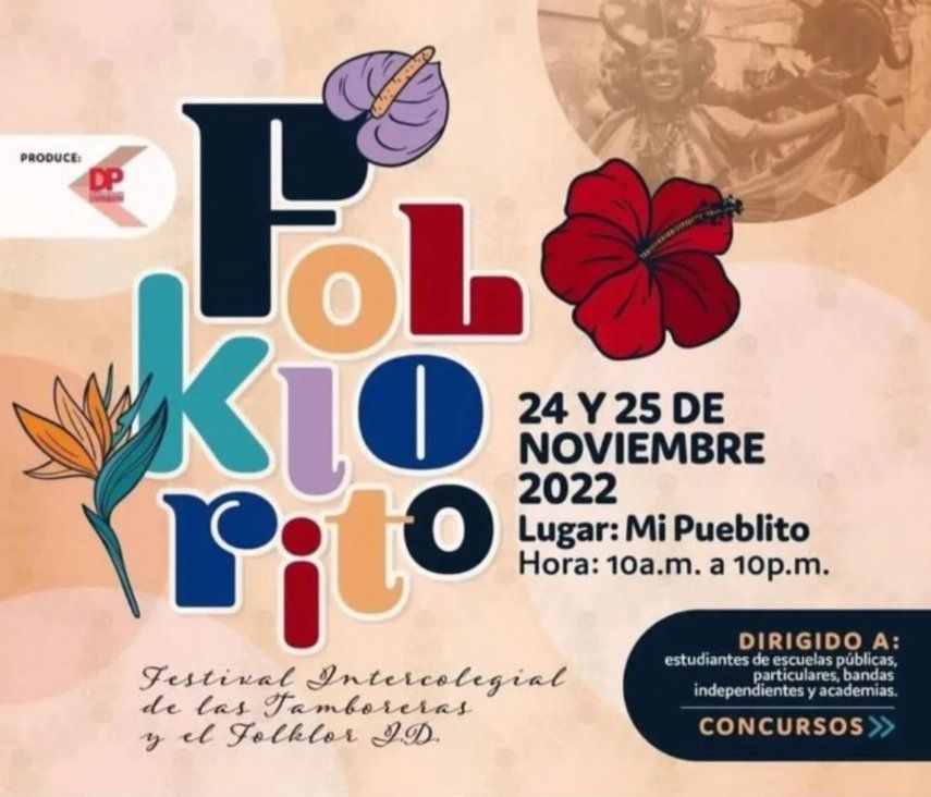 Festival Folklorito en Panamá, el 24 y 25 de noviembre
