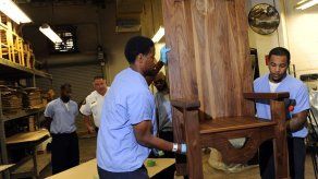 Reos en Filadelfia construyen una silla para el papa Reos en Filadelfia construyen una silla para el papa