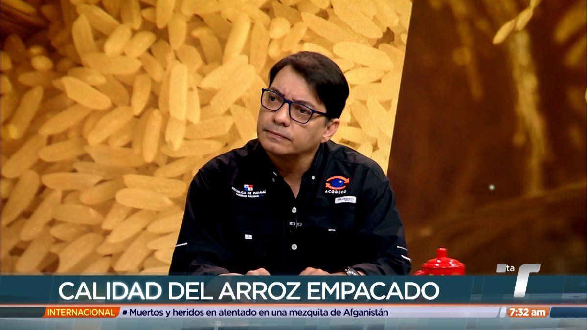 Administrador de Acodeco habla sobre datos actuales de calidad de grano de arroz