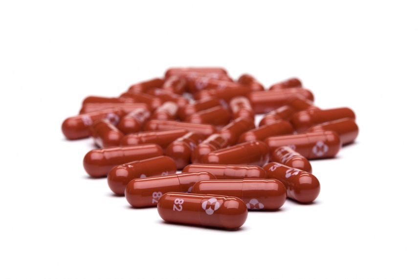 La píldora anticovid del grupo farmacéutico estadounidense Merck.