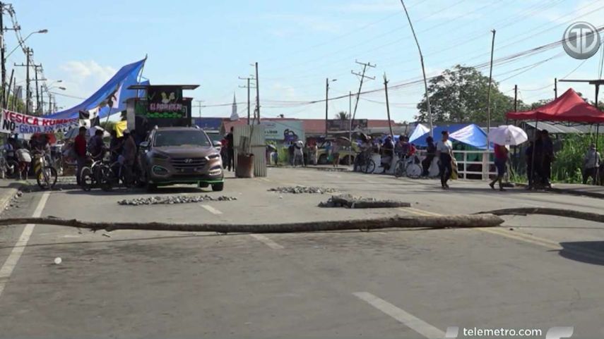 Cierre en Changuinola