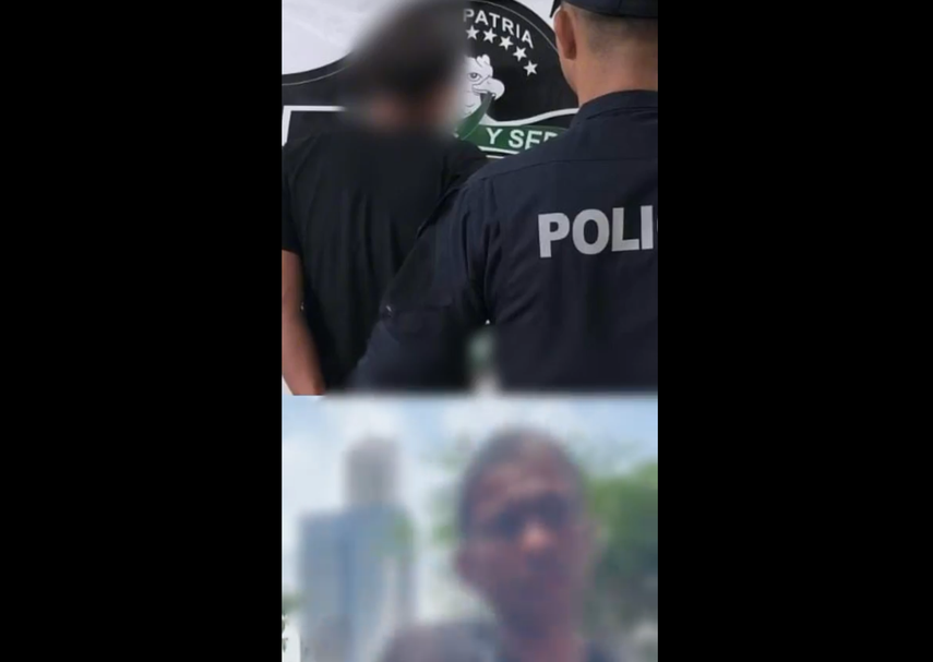 Policía Nacional aprehende a un sujeto por la alteración pacífica de conductores