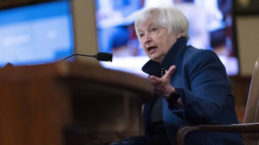 Janet Yellen, secretaria del Tesoro de Estados Unidos.