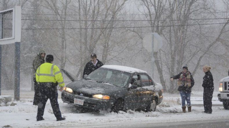 Tormenta cubre de nieve región de New England