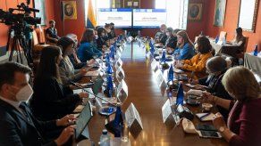 El primer encuentro de la CIDH fue hoy, antes de la gira oficial, con la vicepresidenta y canciller de Colombia, Marta Lucía Ramírez.