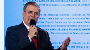 El secretario de Relaciones Exteriores de México,&nbsp;Marcelo Ebrard﻿.