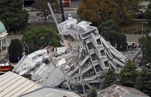 Terremoto en Nueva Zelanda