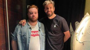 Ibai Llanos y Gerard Piqué