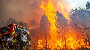 También se han reportado incendios en España y en Portugal.