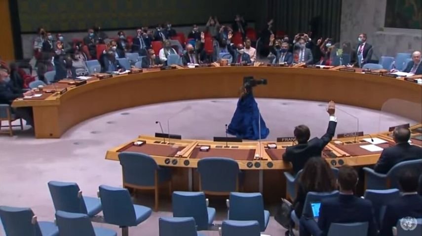 Vista del Consejo de Seguridad de ONU.