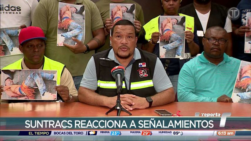 Secretario del SUNTRACS responde a los señalamientos del presidente Mulino