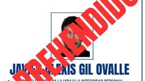 Aprehenden a Javier Alexis Gil Ovalle requerido por el delito de homicidio