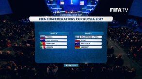 Chile y México iniciarán la Copa Confederaciones en diferentes grupos