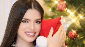 Nadia Ferreira y su tradicional despedida del Año familiar.