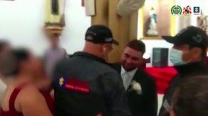 Arrestan a presunto narcotraficante colombiano en plena boda
