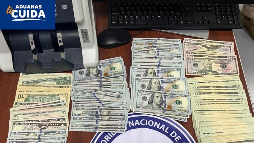 Aduanas retiene más de 20 mil dólares sin declarar en el Aeropuerto de Tocumen.&nbsp;