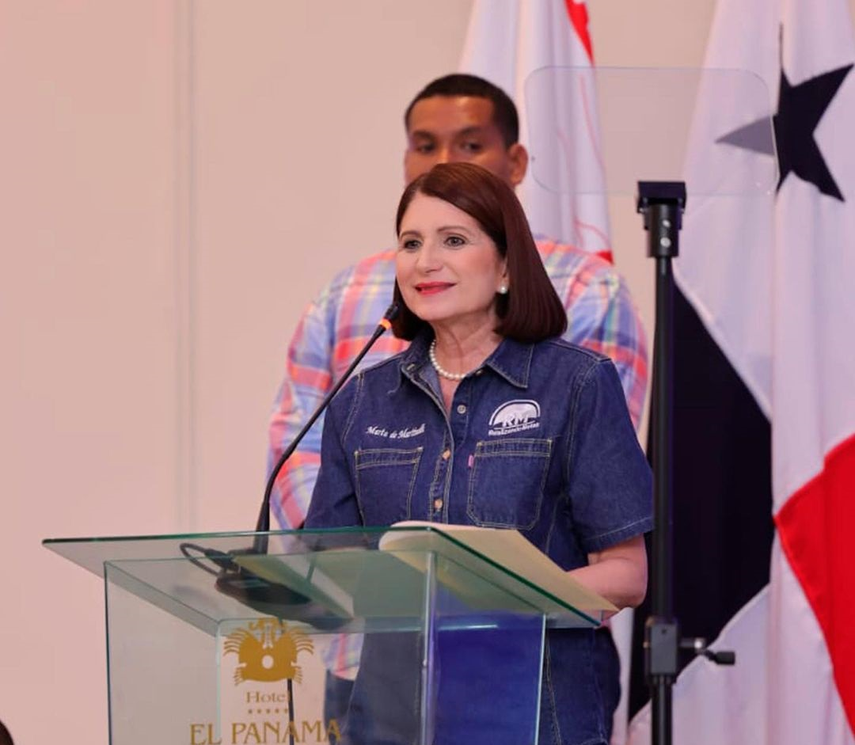 Marta Linares de Martinelli será la candidata a la vicepresidencia por Realizando Metas.&nbsp;