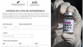 Formulario para el registro de voluntarios para recibir la vacuna contra COVID-19 de AstraZeneca.