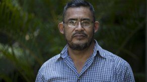 El miembro de la Organización de Víctimas de Abril (OVA), Rodrigo Navarrete.