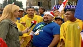 Panameños se toman las calles de Cracovia
