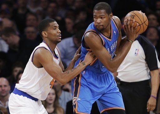 NY sufre ausencia de Anthony y cae ante Thunder