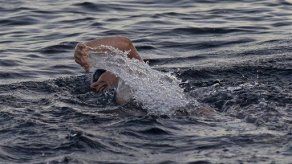 Nadadora Palfrey cruza la mitad del trayecto entre Cuba y Florida