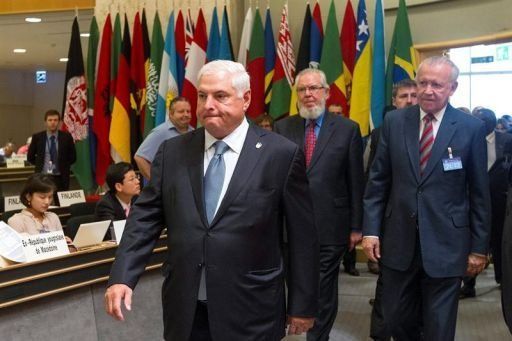 Video: Martinelli habló ante una sala vacía en la OIT