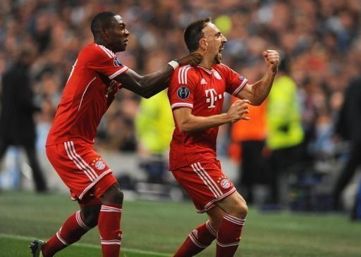 El francés Franck Ribery, del Bayern Múnich, tiene una costilla rota