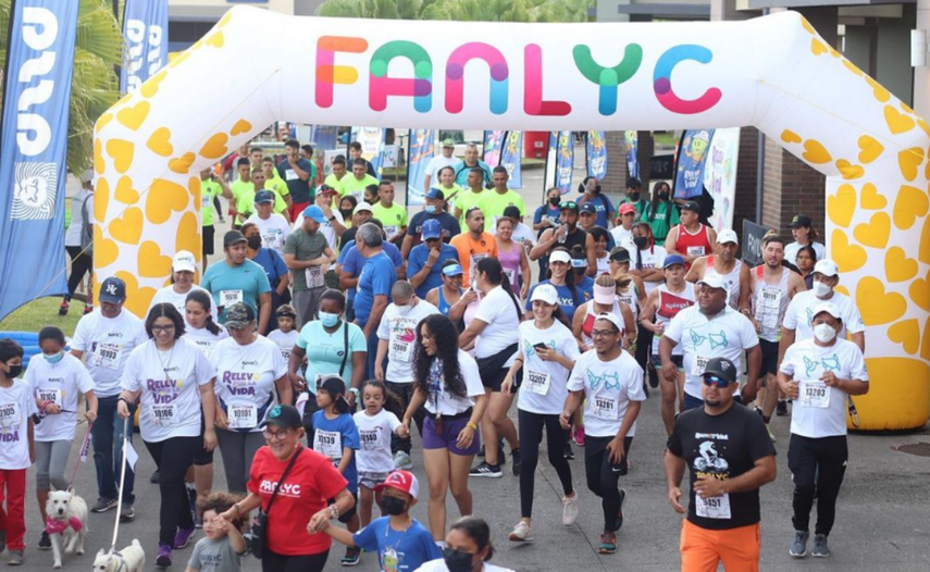 Carrera Relevo por la Vida de Fanlyc.