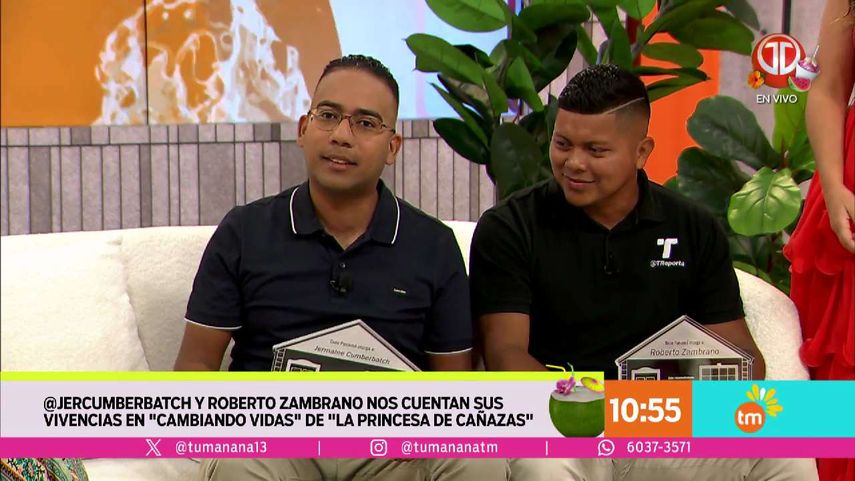 Jermaine Cumberbatch y Roberto Zambrano comparten su vivencia en la casa de la Princesa de Cañazas