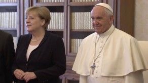 El papa y Merkel comparten su sintonía sobre multilateralismo y clima
