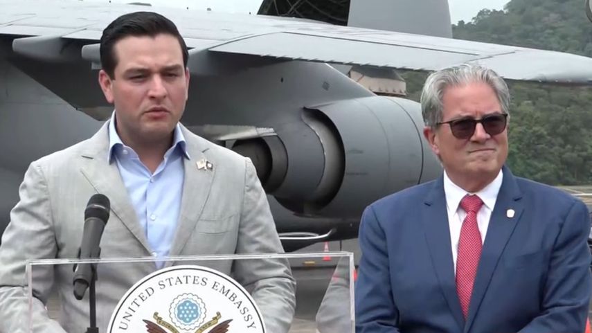 El embajador de Estados Unidos en Panamá, Kevin Cabrera, junto al ministro Fernando Boyd Galindo. El embajador de Estados Unidos en Panamá, Kevin Cabrera, junto al ministro Fernando Boyd Galindo. 