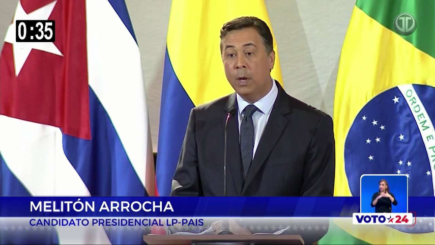 Debate presidencial: La tres propuestas importantes de turismo de Melitón Arrocha