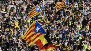 Miles protestan en Barcelona pidiendo liberación de líderes independentistas