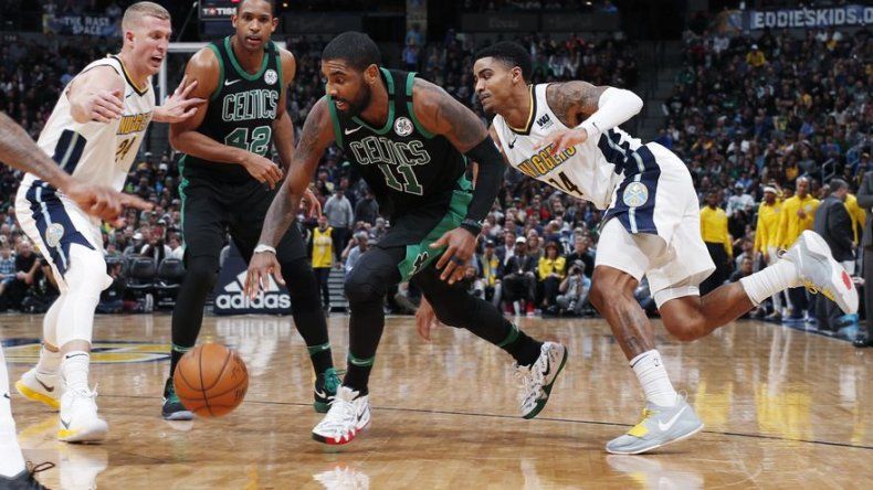 Irving luce en 4to periodo; Celtics superan a Nuggets