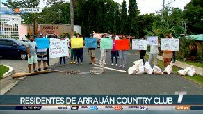 Residentes de barriada en Arraiján denuncian falta de agua y daños en proyecto