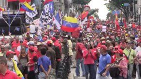 La enésima marcha en Caracas contra el imperialismo